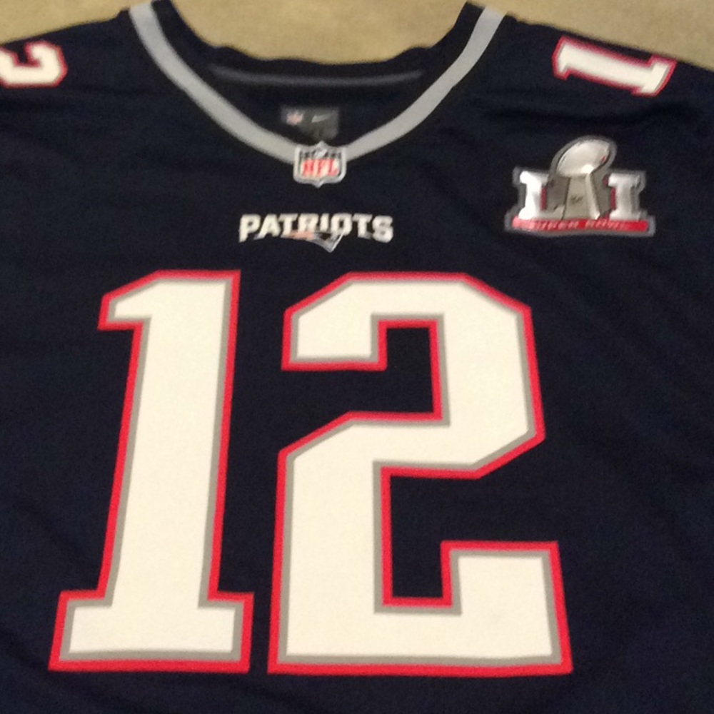 Tom Brady 12 Super Bowl 51 Jersey brand New